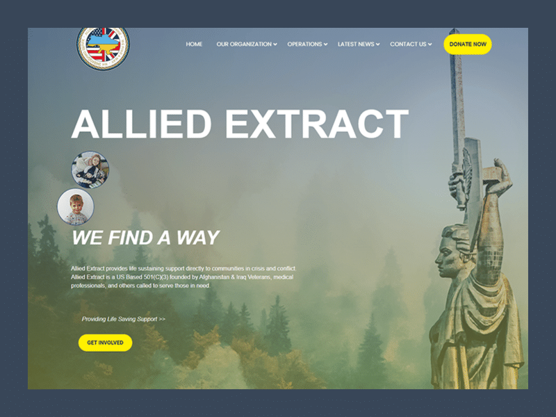 Allied Extract Website Redesign